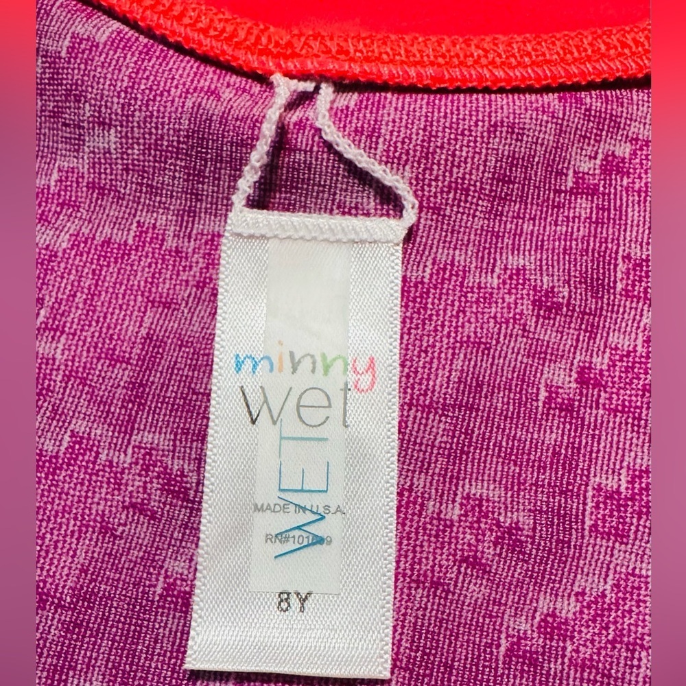 Mini Wet Girls Rash Guard Rumi HOUNDSTOOTH 8 Years NWT - Picture 5 of 6